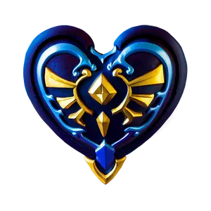 Zelda Heart Container Design Png 06262024 PNG image