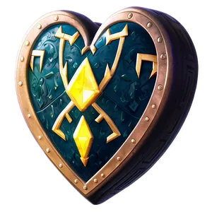 Zelda Heart Container Design Png 06262024 PNG image