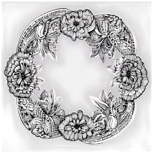 Zentangle Flourish Doodle PNG Byf PNG