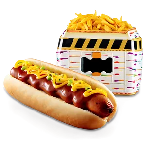 Zesty Chili Dog Experience PNG Hxs47 PNG