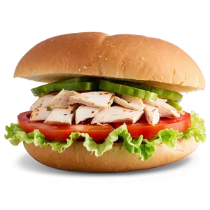 Zesty Italian Chicken Sandwich PNG 06132024