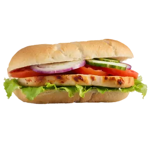 Zesty Italian Chicken Sandwich PNG 46 PNG