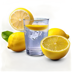 Zesty Lemon Water Png 47 PNG image