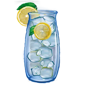 Zesty Lemon Water Png Ypo49 PNG image