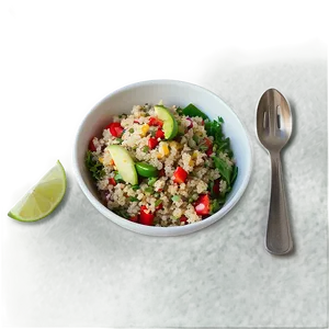 Zesty Lime Quinoa Salad Png 05232024 PNG image