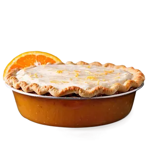 Zesty Orange Marmalade Pie PNG Jla3