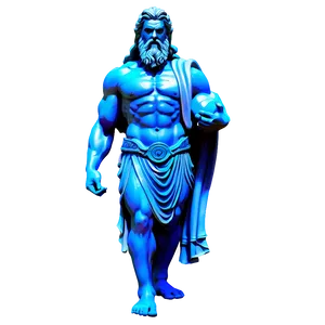 Zeus Full Body Statue PNG Ftp50 PNG