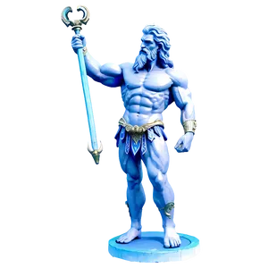 Zeus Full Body Statue PNG Nds PNG