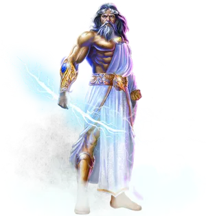 Zeus Greek Godof Thunder PNG image