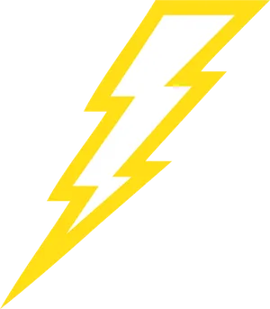 Zeus Lightning Bolt Symbol PNG image