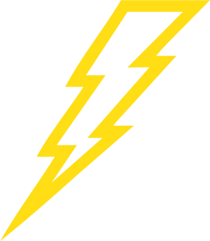 Zeus Lightning Bolt Symbol PNG image