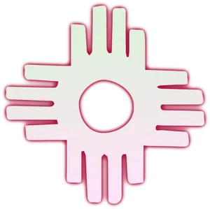 Zia Sun Symbol Graphic PNG image