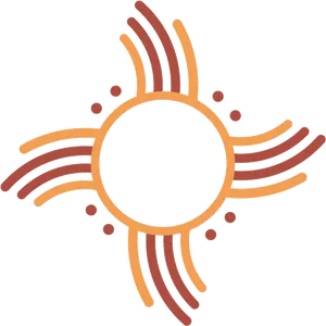 Zia Sun Symbol New Mexico PNG image