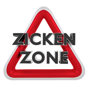 Zicken Zone Traffic Sign PNG image