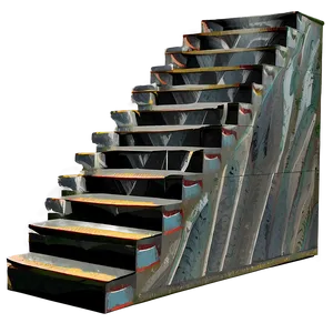 Zigzag Staircase PNG Bis3