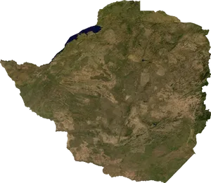Zimbabwe_ Satellite_ View_ Map PNG image