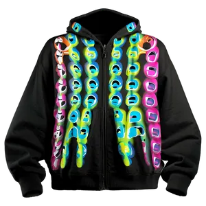 Zip Up Hoodie With Earphones PNG 06292024