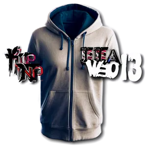 Zip Up Hoodie With Logo PNG 06292024
