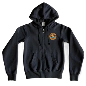 Zip Up Hoodie With Logo PNG 06292024