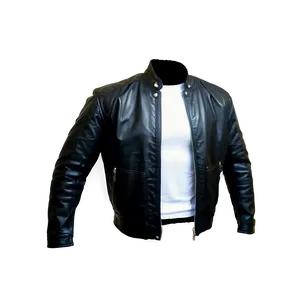 Zipper Leather Jacket Png 14 PNG image