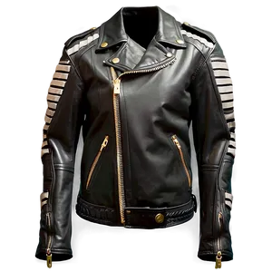 Zipper Leather Jacket Png Tvl PNG image