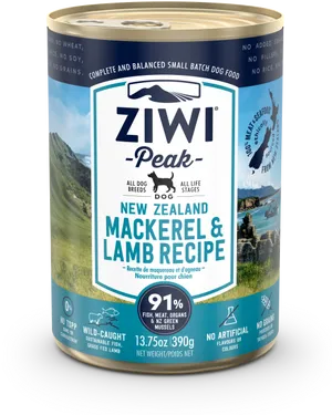Ziwi Peak Dog Food Mackerel Lamb Recipe Can PNG