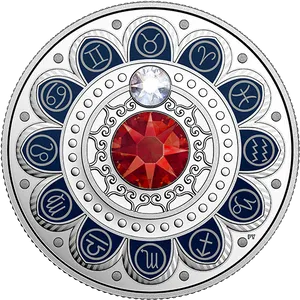 Zodiac Taurus Medallion PNG image