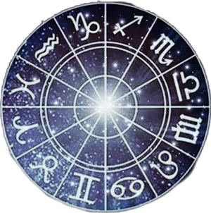 Zodiac Wheelwith Virgo Sign Highlighted PNG image