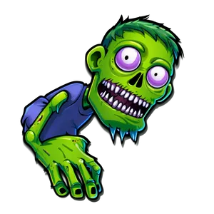 Zombie And Monster Cartoon Character Png 06122024 PNG image