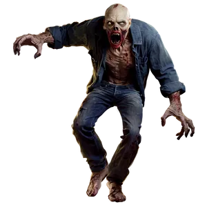 Zombie Apocalypse Monster PNG 05232024
