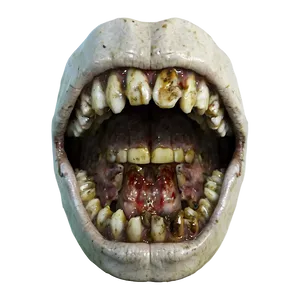 Zombie Apocalypse Mouth PNG Kkm18 PNG