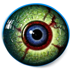 Zombie Eyeball Png 05242024 PNG image