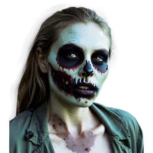 Zombie Face Paint Ideas PNG Cky9 PNG