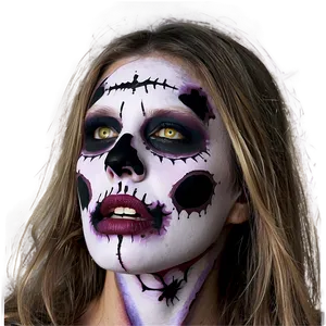 Zombie Face Paint Ideas PNG Dpr47 PNG