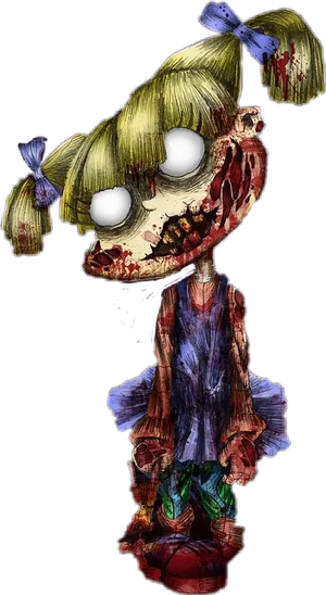 Zombie Inspired Rugrats Character Art PNG image