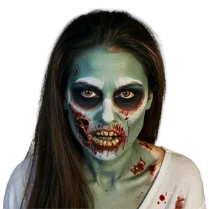 Zombie Makeup Tutorial PNG Hyk35 PNG