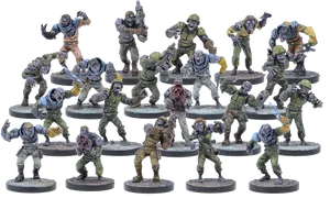 Zombie_ Miniature_ Figurines_ Collection PNG image