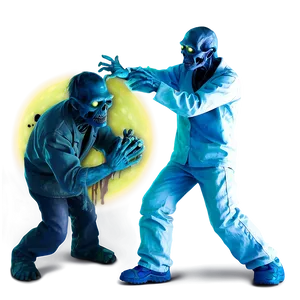 Zombie Science Fiction Scene PNG Kdr PNG