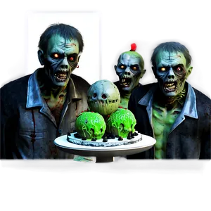 Zombie Themed Party Decor PNG Nap PNG
