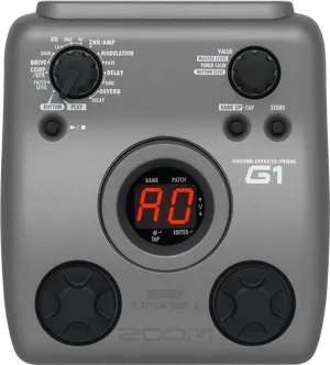 Zoom Guitar Effects Pedal PNG image