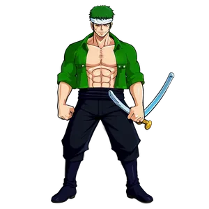 Zoro Strong World Look Png 16 PNG image