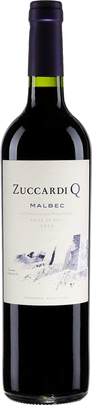 Zuccardi Q Malbec Wine Bottle2013 PNG image