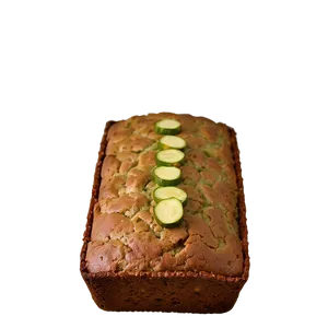 Zucchini Bread Loaf PNG 41