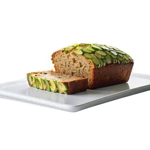 Zucchini Bread Loaf PNG Wbq
