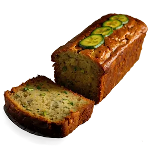 Zucchini Bread Slice PNG 23
