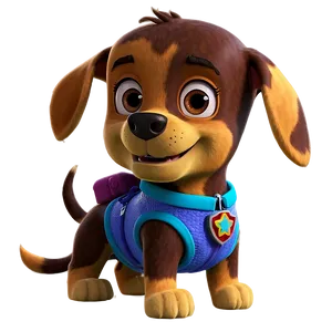 Zuma Swimming Paw Patrol Png Djn42 PNG image