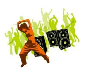 Zumba Dance Party Illustration PNG image