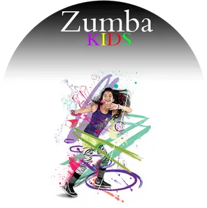 Zumba Kids Enthusiastic Dance PNG image